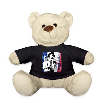 France - Vive la baguette - Teddy Bear - black - Front