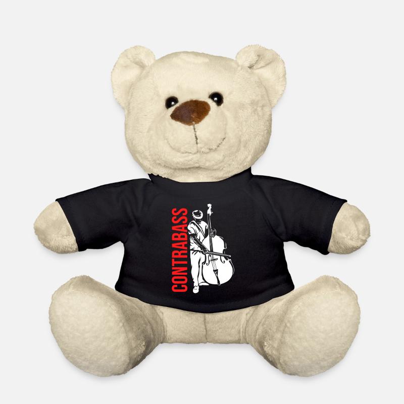 Kontrabass Musiker - Teddy - Schwarz