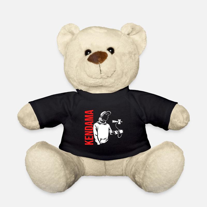 Kendama Hiragana Japan - Teddy Bear - black