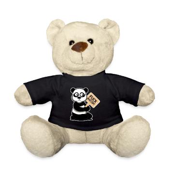 Fck Rassismus Antifa - Teddy - Schwarz - Vorne