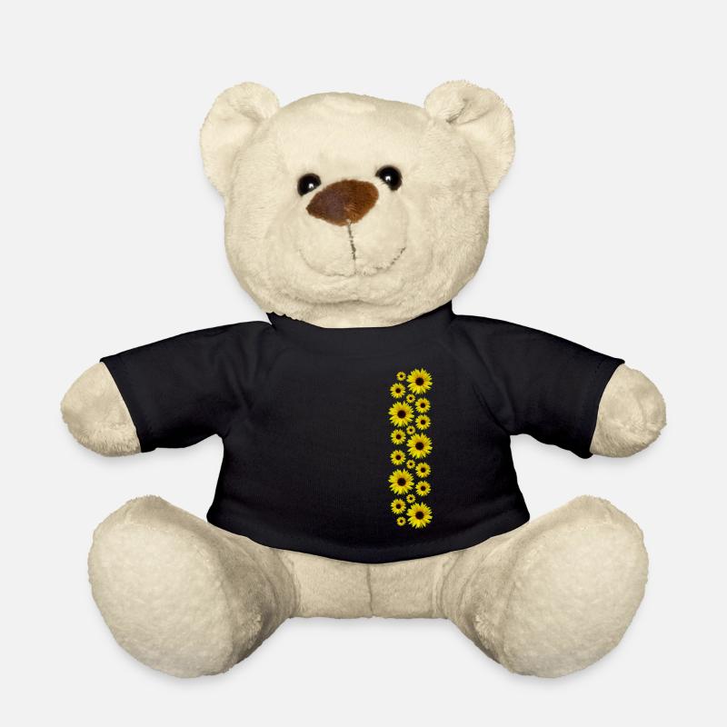 Sonnenblumen, Sonnenblume, Blumen, Blüten, floral - Teddy - Schwarz