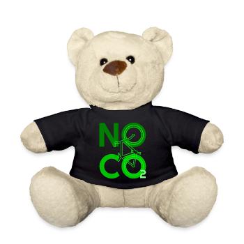 No Co2 Fahrrad Kohlendioxid - Teddy - Schwarz - Vorne