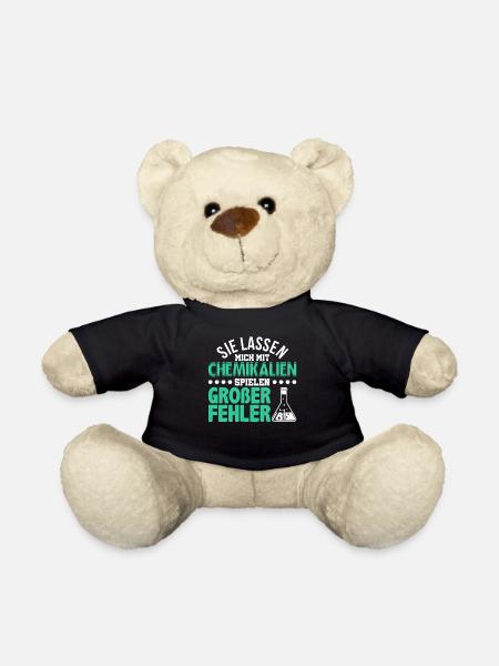 Chemiker - Teddy - Schwarz