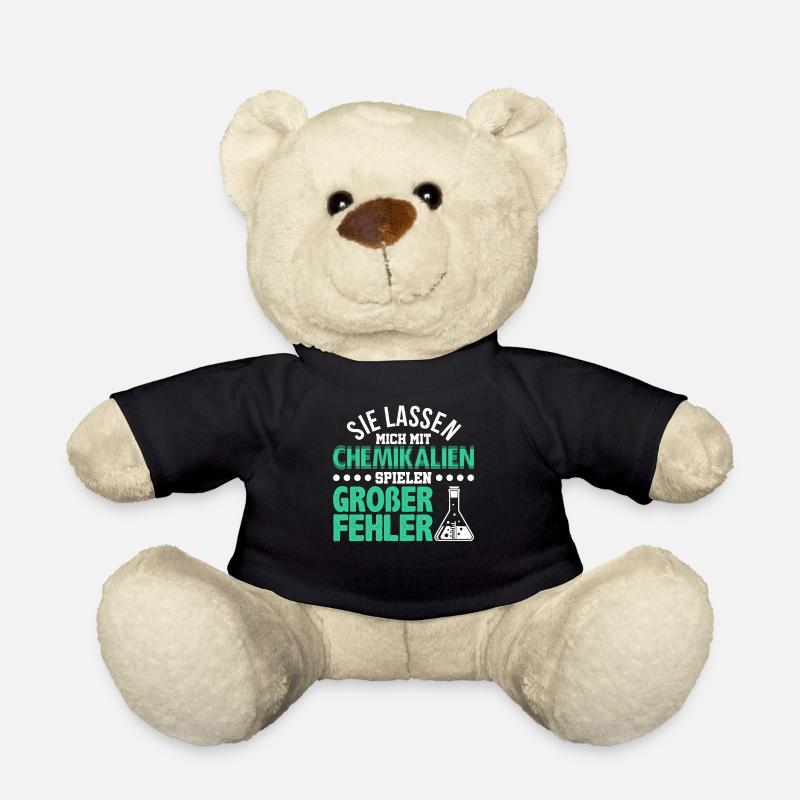 Chemiker - Teddy - Schwarz