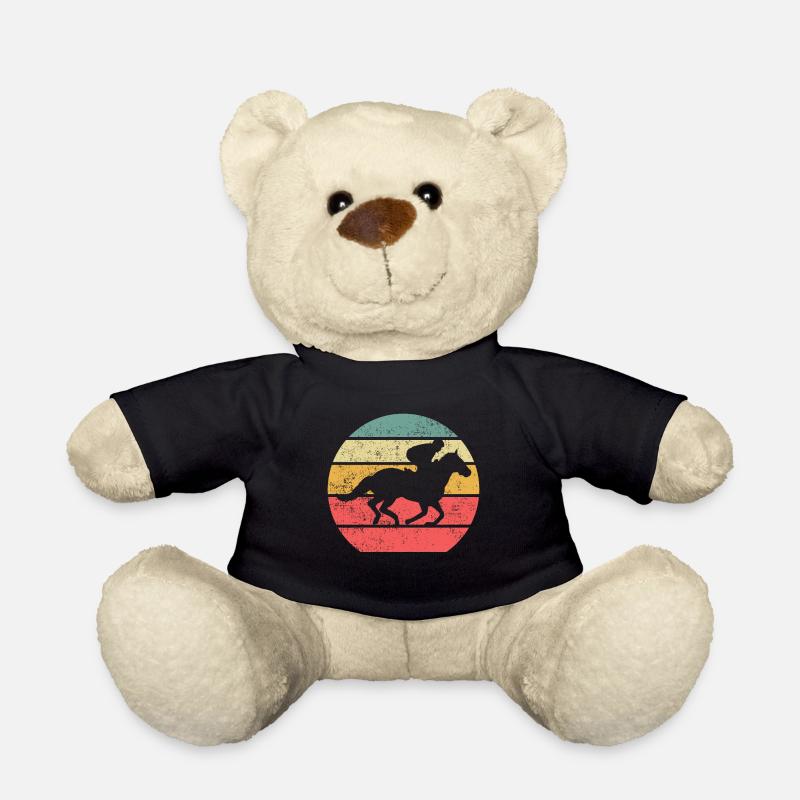 Horse racing - Teddy Bear - black