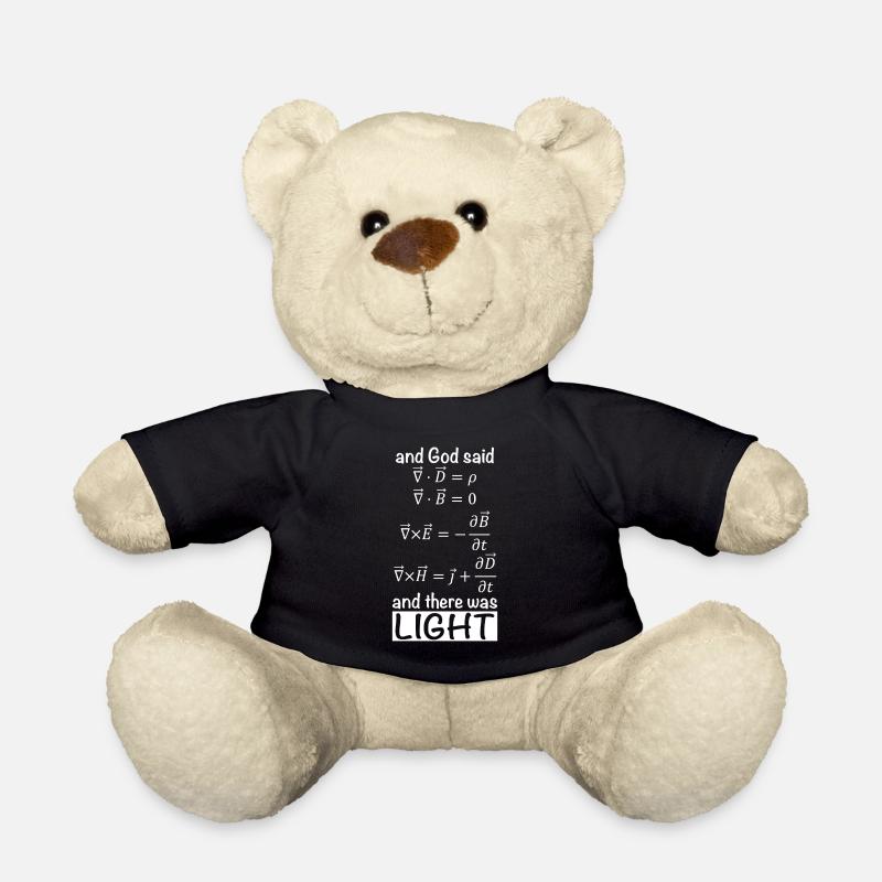 Maxwell Gleichung Physik Nerd Witz - Teddy - Schwarz