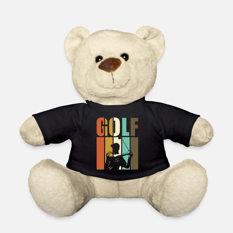 Golf - Golfeurs d'époque - Nounours - noir
