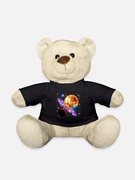 universe - Teddy Bear - black