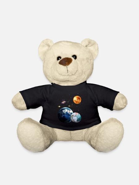 Weltraum - Teddy - Schwarz
