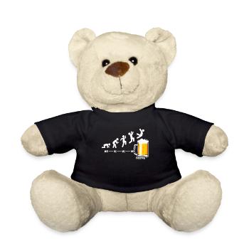 Bier Woche Freitag Wochenende Cooles Bier Geschenk - Teddy - Schwarz - Vorne