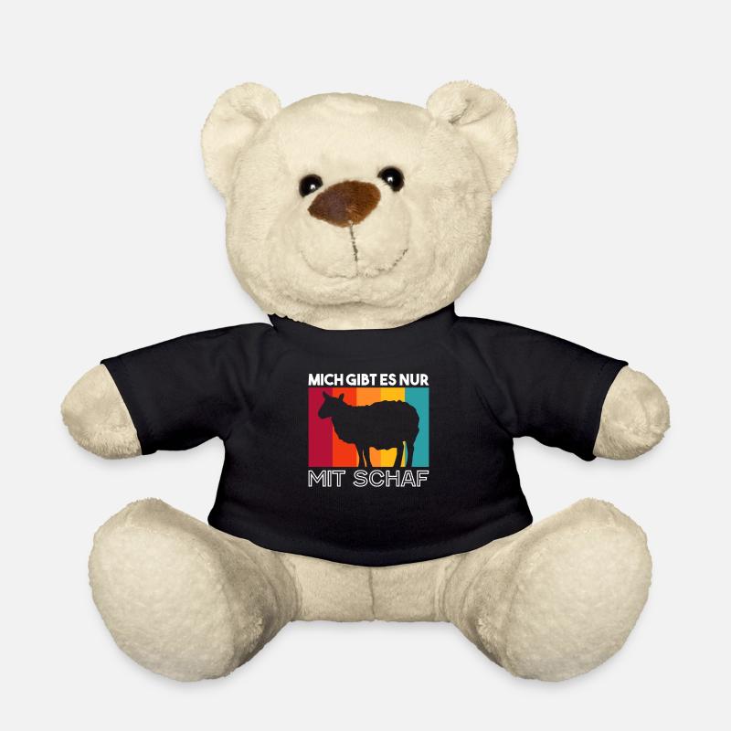 Schaf Schafe Landwirtschaft Geschenk - Teddy - Schwarz