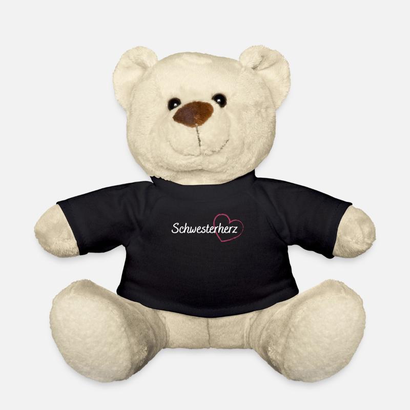 Schwesterherz Geschwister Schwestern - Teddy - Schwarz