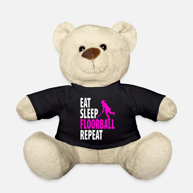 Floorball - Teddy - Schwarz