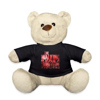 The Walking Mom mother and son daughter - Teddy Bear - black - Front