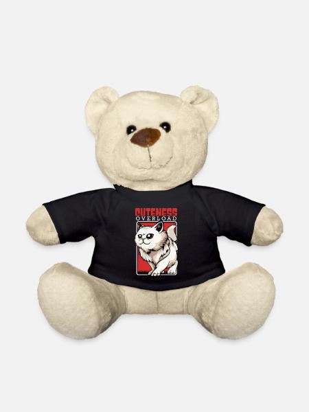 Cats Cuteness Abundance - Teddy Bear - black