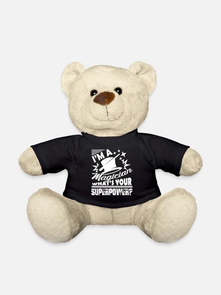 Magicien Magicien Superpuissance - Nounours - noir