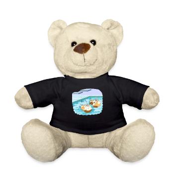 Meerschweinchen Sprungturm Sprungbrett Schwimmen - Teddy - Schwarz - Vorne
