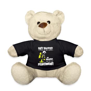 Stolzer Held bei der Feuerwehr – Helden im Einsatz - Teddy - Schwarz - Vorne
