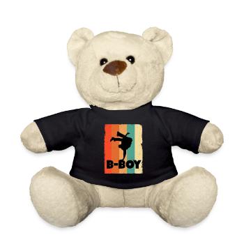 Breakdance kids - Teddy Bear - black - Front