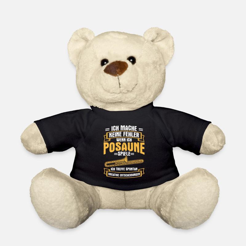 Keine Fehler Posaune Posaunist Bläser Blaskapelle - Teddy - Schwarz