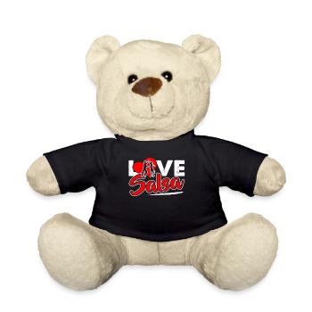 Salsa Tänzerin Ich liebe Salsa - Teddy - Schwarz - Vorne