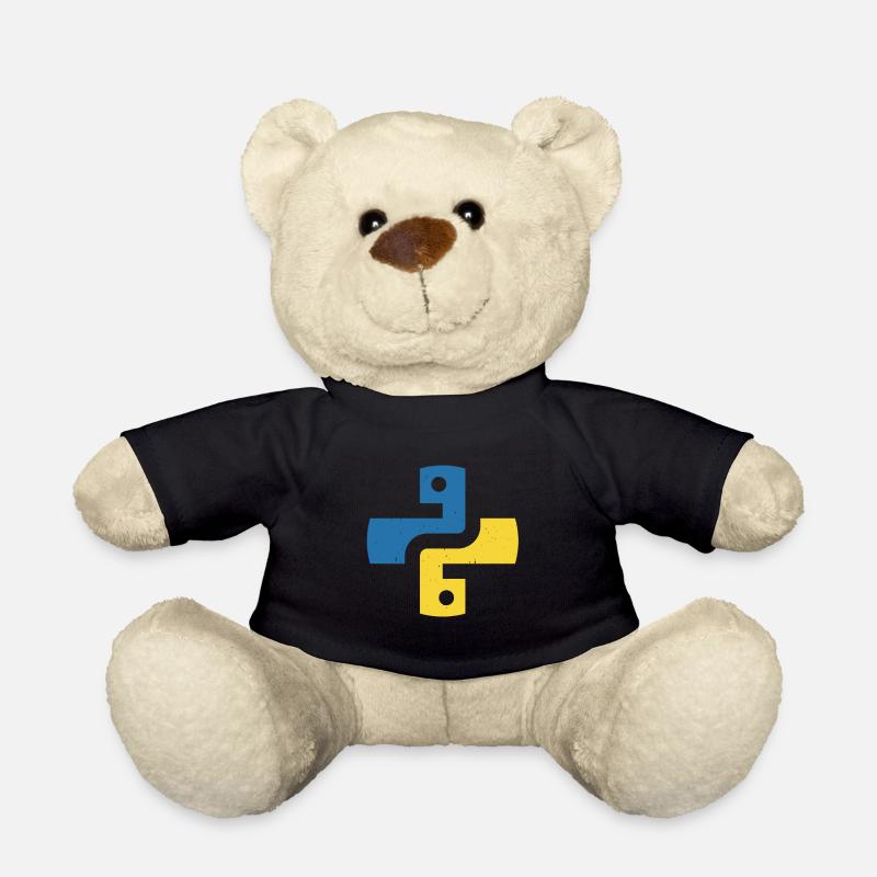 Python Programmiersprache - Teddy - Schwarz