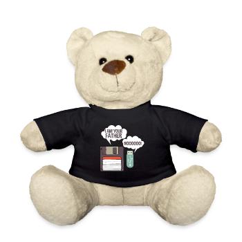 Iam Your Father Nooo Funny Nerd - Teddy - Schwarz - Vorne