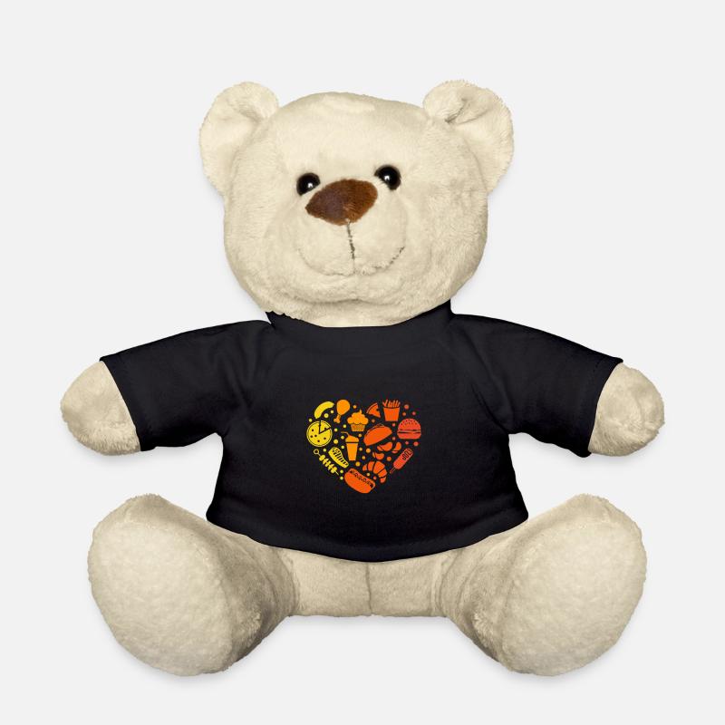 Fast food - Teddy - Schwarz