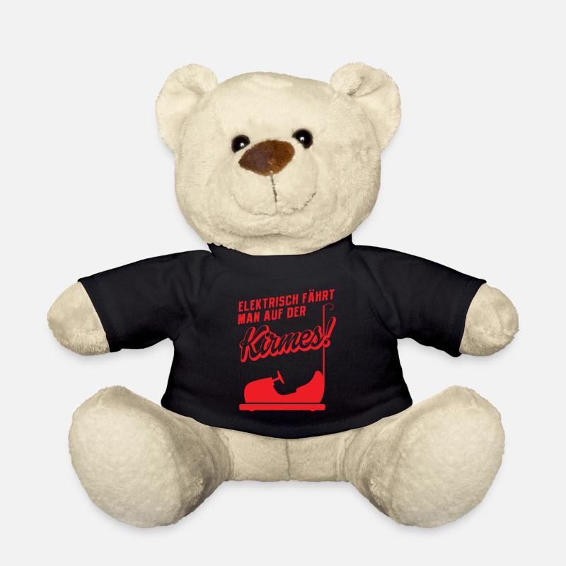 Elektrisch Fährt Man Auf Der Kirmes - Teddy - Schwarz