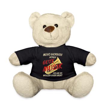 TUBA, MEINE NACHBARN HÖREN GUTE MUSIK - Teddy - Schwarz - Vorne