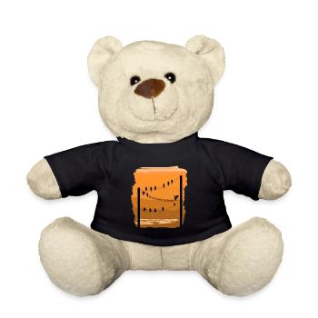 Sei einzigartig - Huhn - Teddy - Schwarz - Vorne