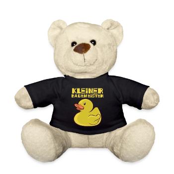 Bademeister Freibad See Pool Schwimmer Kleiner - Teddy - Schwarz - Vorne