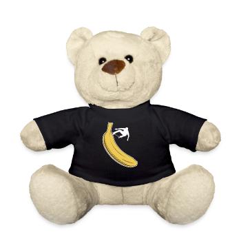 Banane Skateboarding Skateboard Skater - Teddy - Schwarz - Vorne
