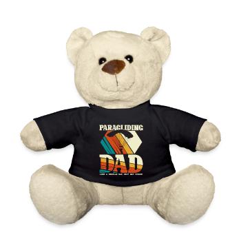 Paragliding Dad - pilote de parapente - Nounours - noir - Devant