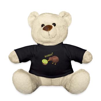 Momie? idée cadeau drôle de kiwi kiwi - Nounours - noir - Devant