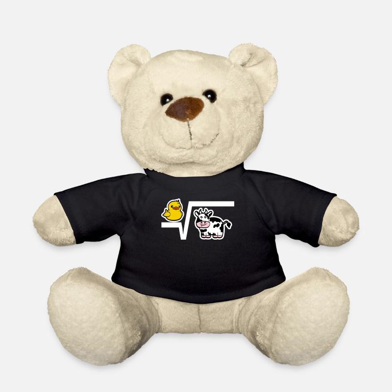T-Shirt Math Nth Root - Duck Root - Nounours - noir