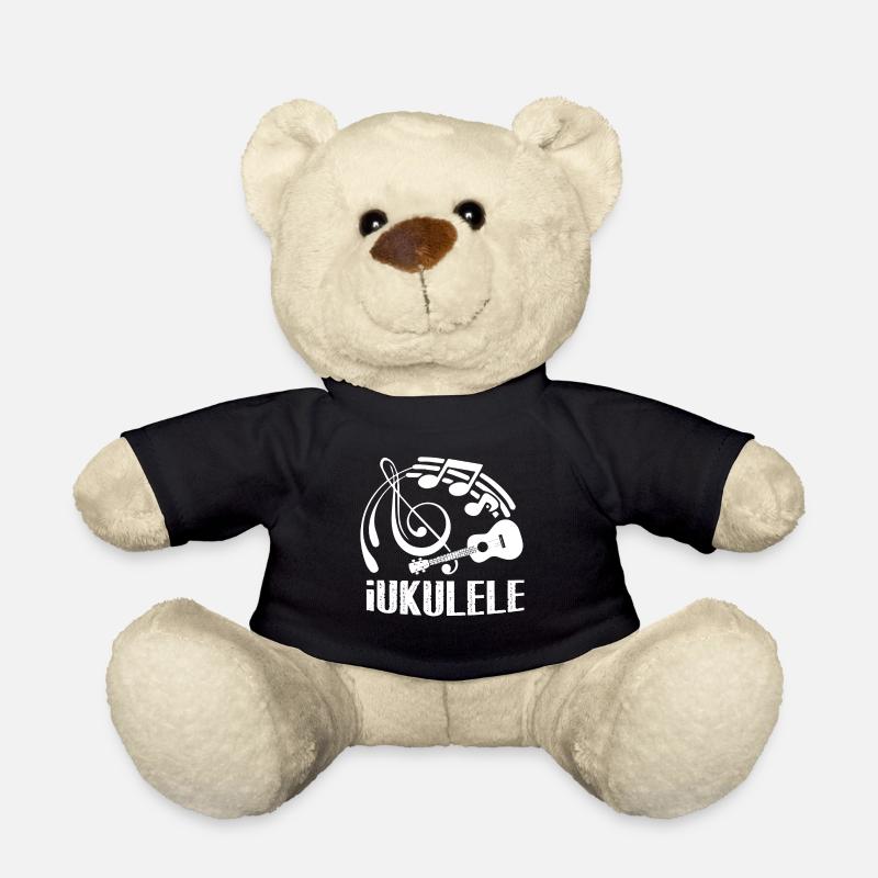 Ukulele Funny Ukulele - Teddy Bear - black