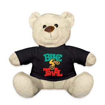 Balance and Control Bike Trial - Teddy Bear - black - Front