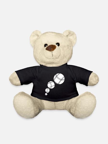 Boule Petanque Boccia Boules - Teddy - Schwarz