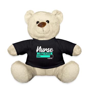 Nursing Student Nursing School - Teddy Bear - black - Front
