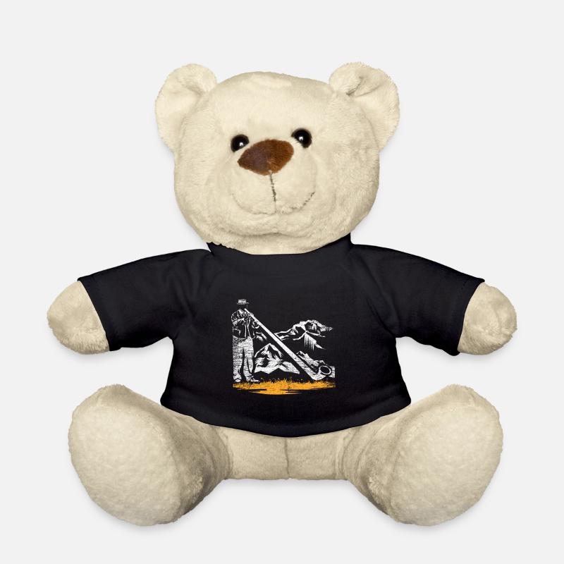 Alphorn Alpen - Teddy - Schwarz