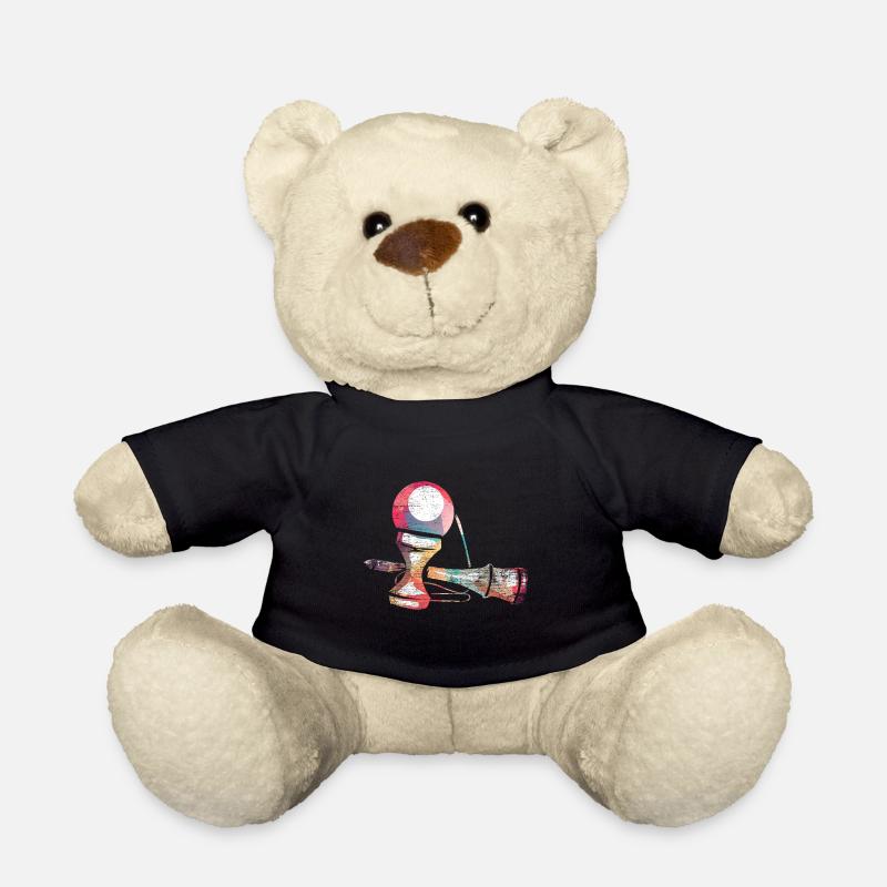 Kendama - Teddy Bear - black