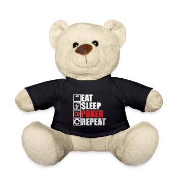 Poker Poker Chips Poker Case Ensemble de poker - Nounours - noir - Devant