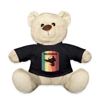 Tae Kwon Do - Taekwondo - Kampfsport Geschenk - Teddy - Schwarz - Vorne