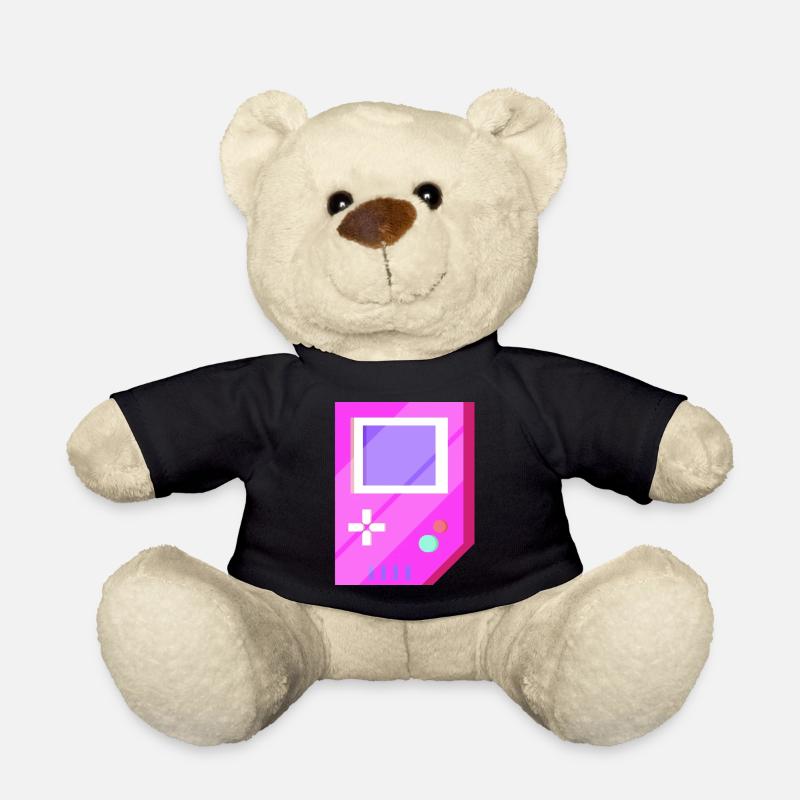 Retro Video Games Vintage Geschenk - Teddy - Schwarz