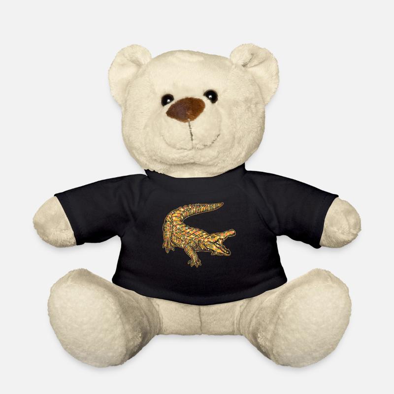 Chemises Géométriques Crocodile - Nounours - noir