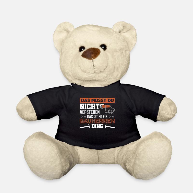Das Ist So Ein Bauherren Ding Hausbau Bauherr - Teddy - Schwarz