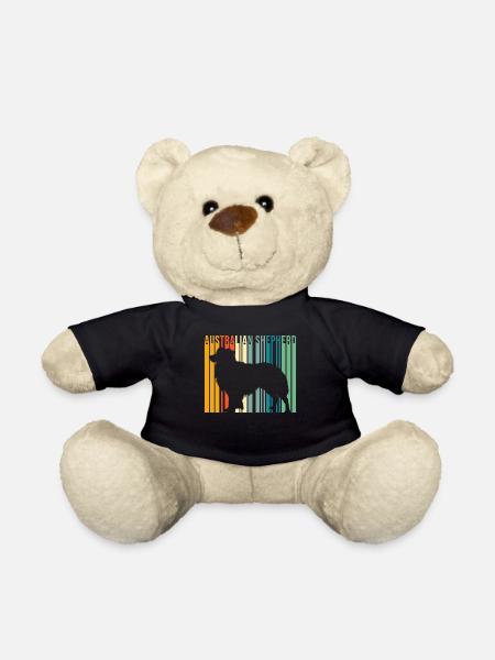 Retro Australian Shepherd Shirt - Vintage Style - - Teddy - Schwarz