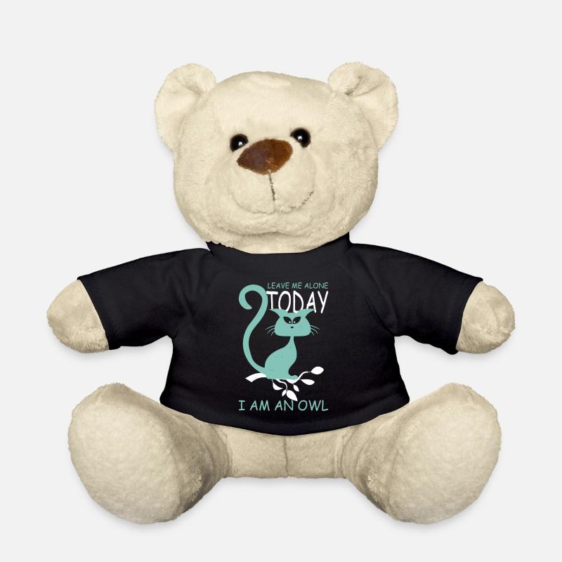 Chouette chat - Nounours - noir