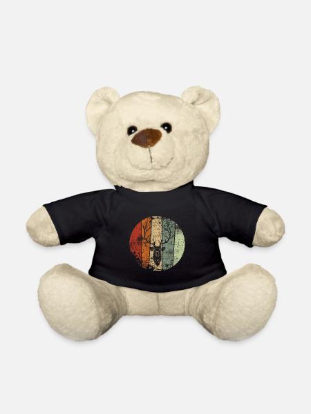 Hirsch vintage - Teddy - Schwarz
